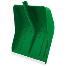 Сибртех Лопата для уборки снега пластиковая, зеленая, 420 х 425 мм, без черенка, Россия, 61619