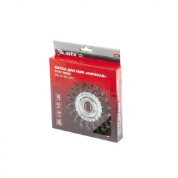 Matrix Щетка для УШМ 150 мм, М14, плоская, крученая проволока 0.8 мм 74645