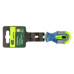 Сибртех Отвертка, PH2 х 38 мм, CrV, трехкомпонентная рукоятка 11799