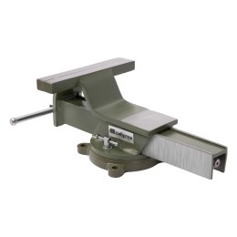 Сибртех Тиски слесарные, 200 мм, стальные, поворотные 18621