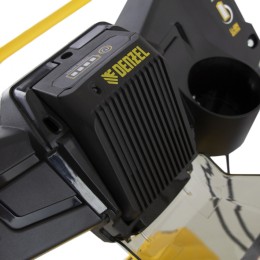 Denzel Газонокосилка бензиновая GLD-520SP-VE, 196 см3, ширина 52 см, привод, вариатор, электрический старт, 60 л 58806