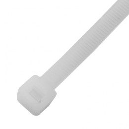 Сибртех Хомуты, 350 х 8 мм, пластиковые, белые, 50 шт. 455805