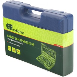 Сибртех Набор инструментов, 1/2, 1/4, 94 предмета 13508