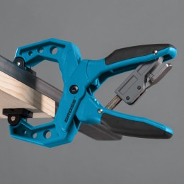 Gross Струбцина клещеобразная 2-1/4, пластиковый корпус, храповой механизм жесткой фиксации, 58 мм 20803