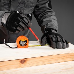 Sparta Набор: степлер мебельный регулируемый, скобы 500 шт, рулетка 2 м, тип скобы 53, 4-14 мм 42003