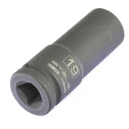 Stels Головка ударная удлиненная шестигранная, 19 мм, 1/2, CrMo 13946