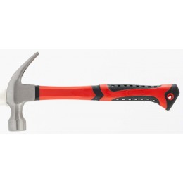 Matrix Молоток-гвоздодер, 350 г, боек 26 мм, фибергласовая обрезиненная рукоятка 10449