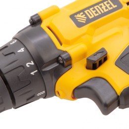 Denzel Дрель-шуруповерт аккумуляторная CDL-IB-12-02, Li-Ion, 12 В, 1.5 А*ч, 2 аккумулятора 26111