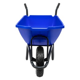 Сибртех Тачка садово-строительная с пластиковым корытом, грузоподъемность 175 кг, объем 90 л 68919