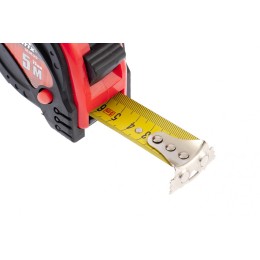 Matrix Рулетка Status Magnet 3 fixations,5 м х 25 мм,обрезиненный корпус,зацеп с магнитом 31005