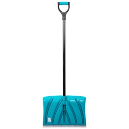 Palisad Лопата для уборки снега пластиковая Luxe,460 х 335 х 1300 мм, металлопластиковый черенок, 615915