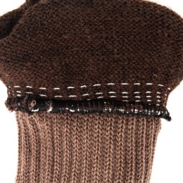 Сибртех Перчатки трикотажные, двойные, полушерстяные, Россия, 68633