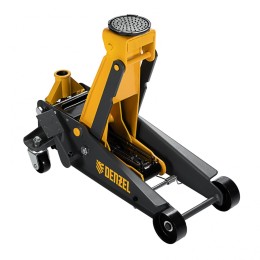 Denzel Домкрат гидравлический подкатной 3 т, с фиксатором, быстрый подъем, 135-480 мм, профессиональный 51138