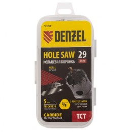 Denzel Коронка по металлу твердосплавная, 29 мм 724008