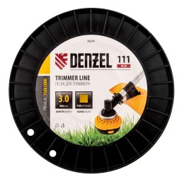 Denzel Леска для триммера квадрат, 3,0мм х 111м, на DIN катушке FLEX CORD 96294