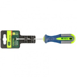 Сибртех Отвертка, SL3 х 80 мм, CrV, трехкомпонентная рукоятка 11809