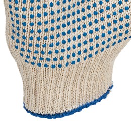 Сибртех Перчатки трикотажные усиленные, с ПВХ точкой, 7 класс вязки 677725