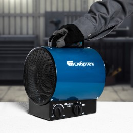 Сибртех Тепловая пушка ТВ-2М (тепловентилятор), 230 В, 2 режима: вентилятор / 2000 Вт 96436