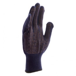 Сибртех Перчатки трикотажные, акрил, ПВХ гель, "Протектор", синий, оверлок Россия 68665