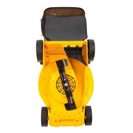 Denzel Газонокосилка электрическая GM-1600, 1600 Вт, ширина 36 см, 3 уровя, травосборник 35 л. 96616