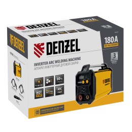 Denzel Аппарат инвертор. дуговой сварки DM-180 Standart, 180 А, ПВ 60% 94324