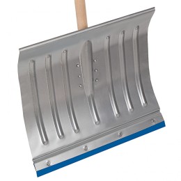 Сибртех Лопата для уборки снега алюминиевая, 430 х 370 х 1350 мм, деревянный черенок, Россия, 61582