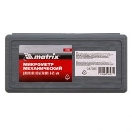 Matrix Микрометр механический,0-25 мм 317255