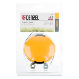 Denzel Катушка триммер. полуавтомат. легкая заправка гайка М10 М10 М8, лев. шаг 1,0 1,25мм 96390
