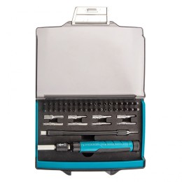 Gross Отвертка с набором бит и торцевых головок для точных работ, гибкий привод, 48 шт, CrMo 11599