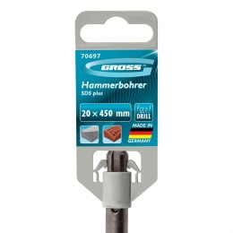 Gross Бур по бетону Pro, 20 х 450 мм, SDS Plus 70697