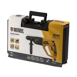 Denzel Перфоратор электрический RH-1050-26, SDS-plus, 1050 Вт, 3.2 Дж, 3 плюс 1 режим 26608