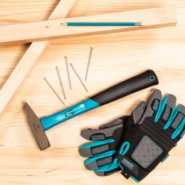 Gross Молоток слесарный, 500 г, квадратный боек, фибергласовая обрезиненная рукоятка 10276