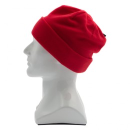 Сибртех Шапка с отворотом из флиса для взрослых, размер 56-57, красная 68821