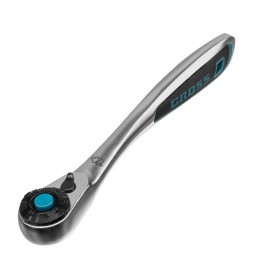 Gross Набор торцевых головок, трещотка 120 зубьев, 1/4", CrV, 12 предметов 14141