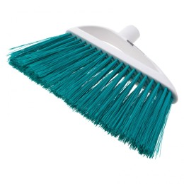 Palisad Щетка пластмассовая для подметания пола, премиум, 23 см, без черенка, бирюзовая щетина, Home 935565