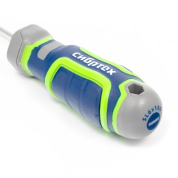 Сибртех Отвертка SL6 х 100 мм, CrV, четырехкомпонентная рукоятка 12267