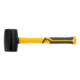 Denzel Киянка резиновая, 680 г, черная, фибергласовая рукоятка c TPR покрытием 11145