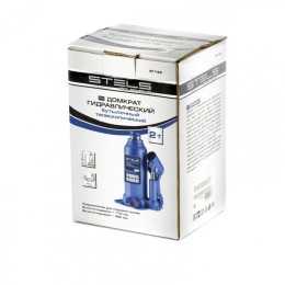 Stels Домкрат гидравлический бутылочный телескопический, 2 т, подъем 170-380 мм 51144