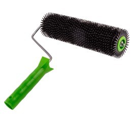 Сибртех Валик игольчатый для наливных полов с ручкой, острая игла, 240 мм// 81110