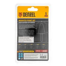 Denzel Набор шарошек для дрели (ПШМ), 5 шт 76027