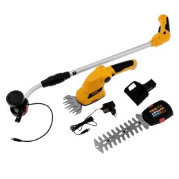 Denzel Ножницы-кусторез с телескопической штангой аккумуляторные G801E с акк. 7.2В Li-Ion 1.5 Ач 96815