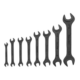 Сибртех Набор ключей рожковых, 6-24 мм, 8 шт, CrV, фосфатированные, ГОСТ 2839 15222