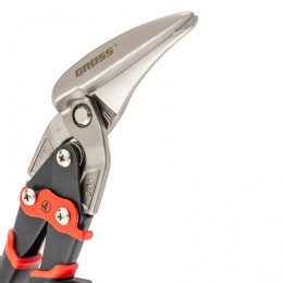 Gross Ножницы по металлу "Piranha", 270 мм, прямой и левый проходной рез, сталь СrMo, двухкомпонентные рукоятки 78331