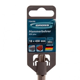 Gross Бур по бетону Pro, 18 х 450 мм, SDS Plus 70696