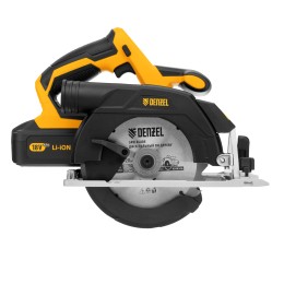 Denzel Пила циркулярная аккумуляторная бесщет. CCS-165, 18В Li-Ion 27401