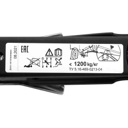 Stels Домкрат ромбический винтовой универсальный ТУ 5.16-469-0213-04, 1.2 т, 75-345 мм 50384