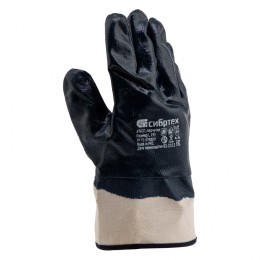 Сибртех Перчатки трикотажные с обливом из бутадиен-нитрильного каучука, крага, L 67833