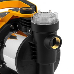 Denzel Садовый поверхностный насос GP1100SS, 1100 Вт, 4000 л/ч, подъем 45 м, пластик 97305