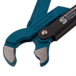 Gross Ключ трубный рычажный, №0, 0.5, цельнокованый, CrV, тип "S" 15610