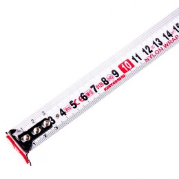 Gross Рулетка Magnetisch 8 м х 25 мм,обрезиненный корпус,автоматическая фиксация,Нейлоновое покрытиеытие,зацеп с магнитом 32573